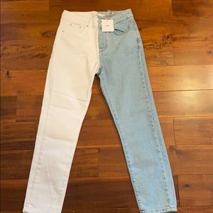 Stevens Color Block MOM Jeans